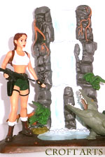 Lara with Crocodile